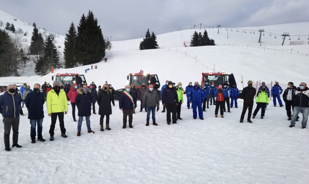 Flash mob a Bielmonte per sostenere il futuro della montagna
