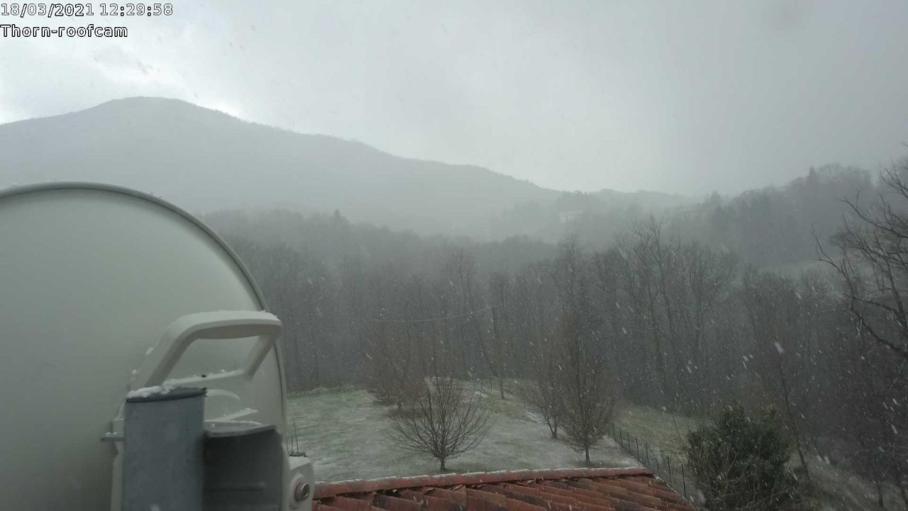 È tornata la neve! E domani Biellese imbiancato