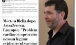 Il post di Burioni sul caso Biella-AstraZeneca: "Morto per infarto, riflettere prima di creare il panico"