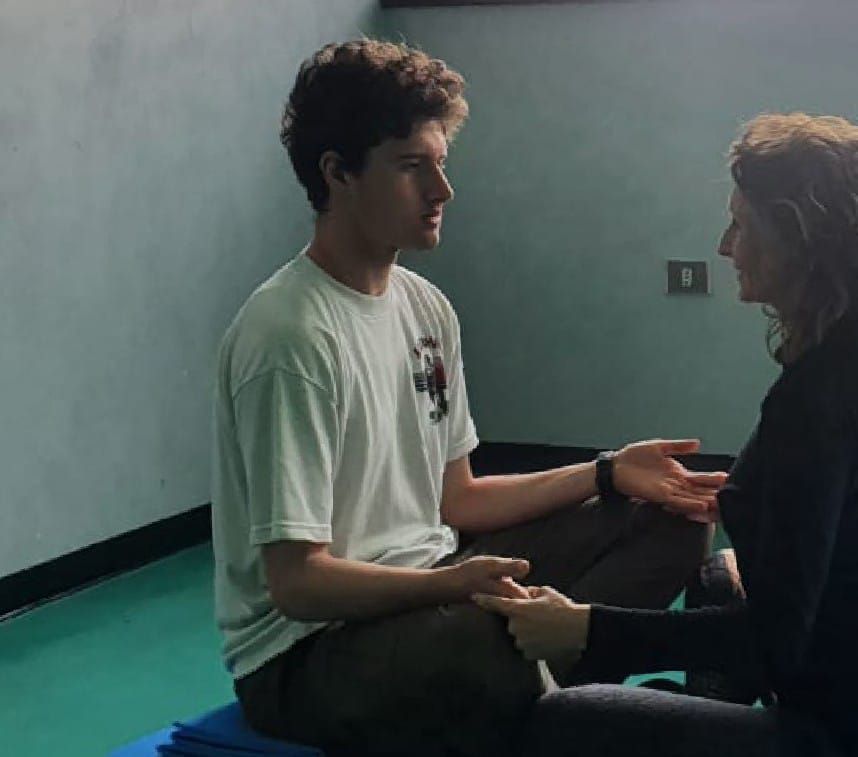 La meditazione dello studente prima delle lezioni