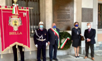 Liberazione a Biella, un'altra commemorazione senza pubblico questa mattina