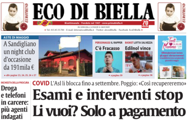 Su Eco di Biella le 67 aste di maggio: c’è anche un night club