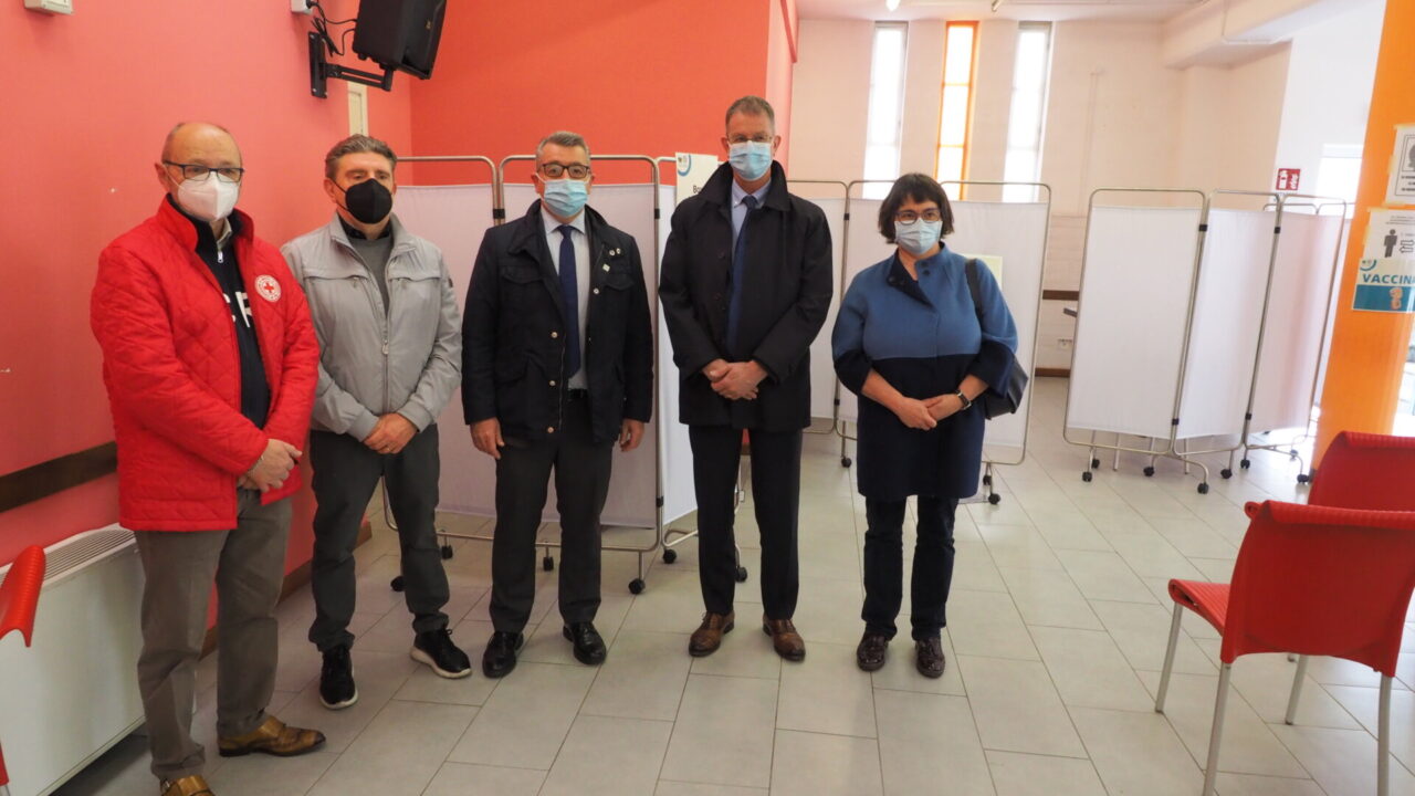 Cossato, ecco le foto del nuovo centro vaccinale