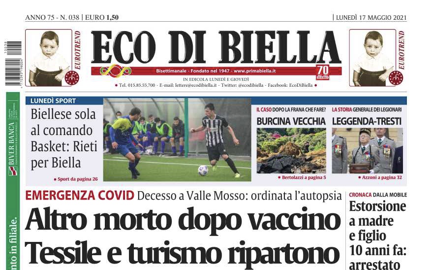 Ecco tutte le esclusive in edicola su Eco di Biella
