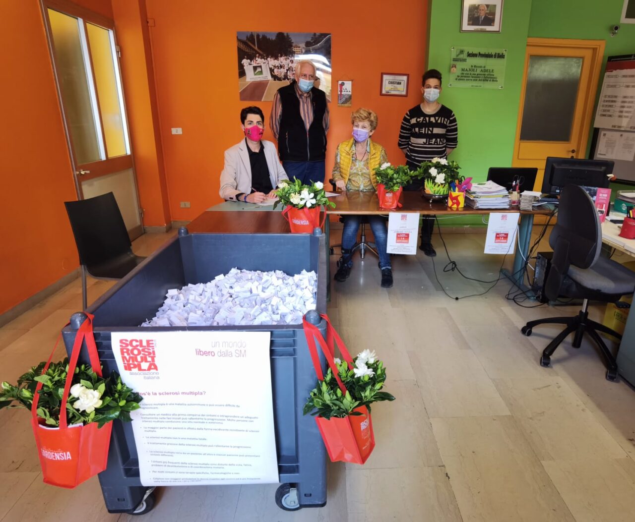 I biglietti vincenti della lotteria Aism