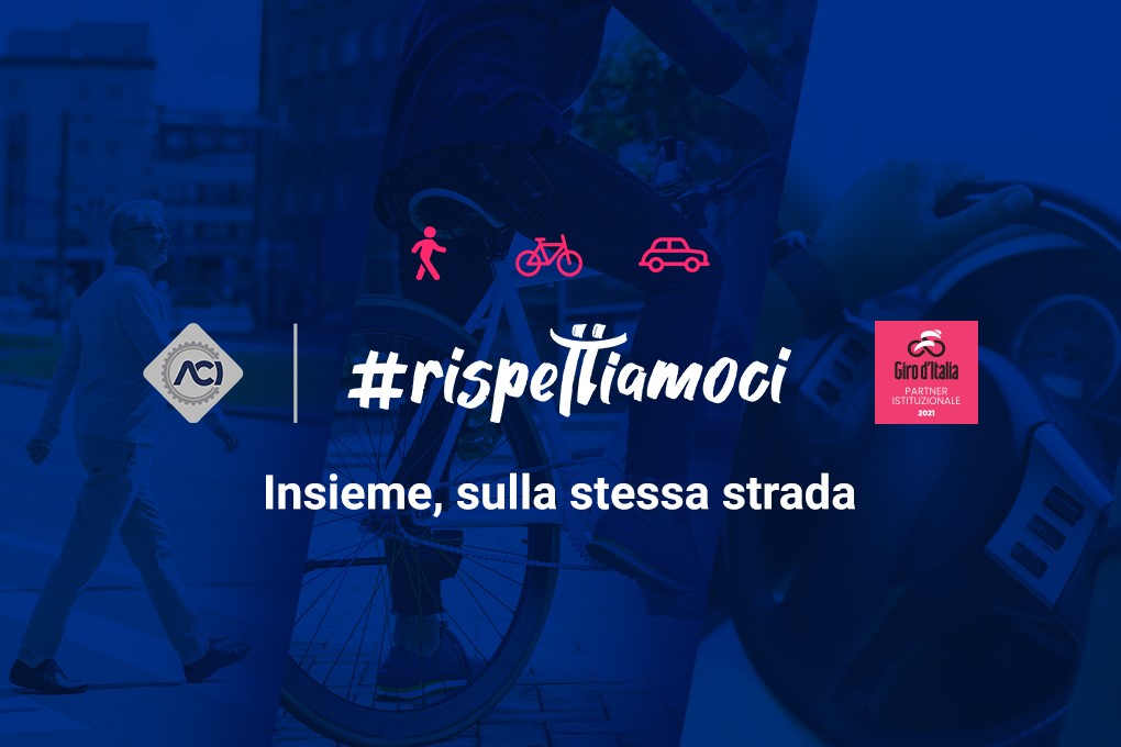 Con il Giro arriva #rispettiamoci, iniziativa per sicurezza ciclisti e pedoni