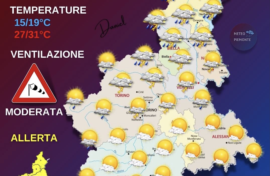Meteo, ancora allerta gialla. Ecco le previsioni per oggi