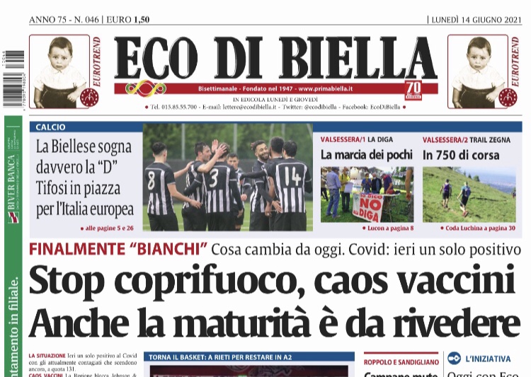 Ecco tutte le esclusive di Eco di Biella in edicola
