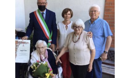 Gli auguri del sindaco a nonna Rina