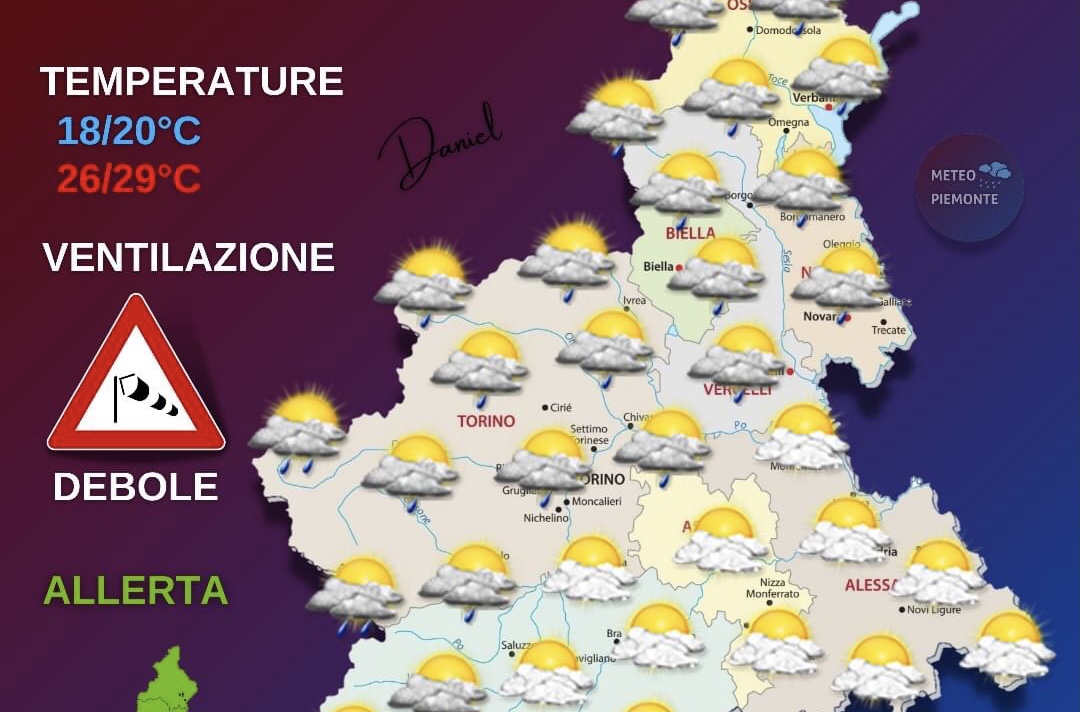 Attese ancora piogge: le previsioni di oggi