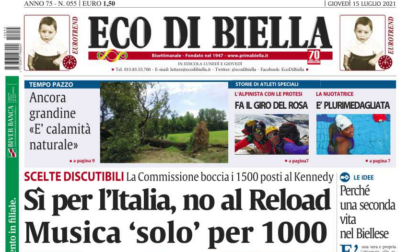 I nuovi limiti anticovid in provincia, l'infermiera stalker e le storie esclusive di Eco di Biella oggi in edicola