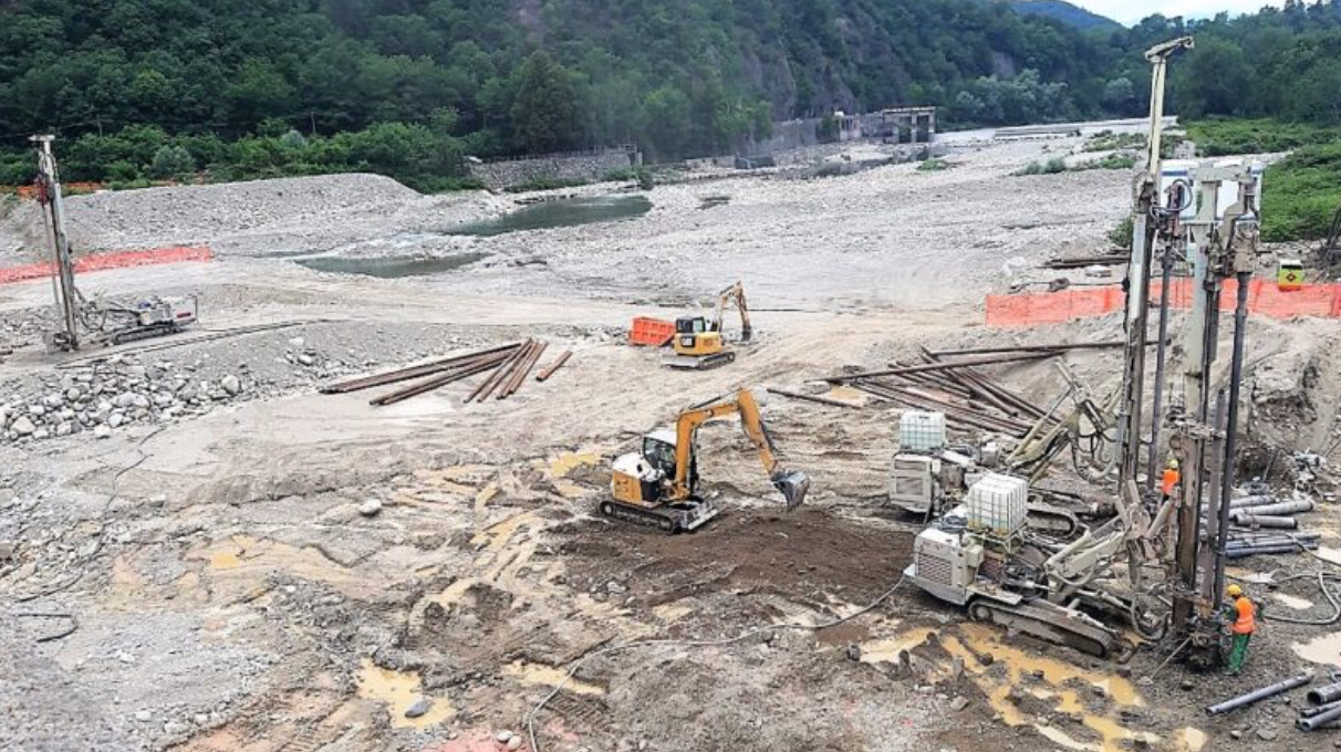 Ponte Romagnano, partiti i lavori sulla sponda di Gattinara