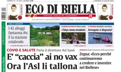 Esclusive e ultime notizie su Eco di Biella in edicola questa mattina