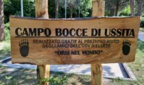 Campo bocce di Ussita rifatto grazie agli Orsi Biellesi