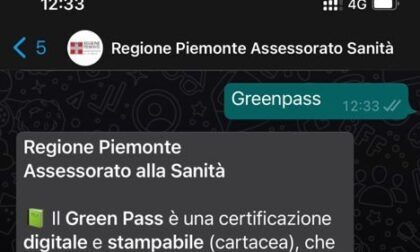 Green pass: nuovo numero Whatsapp della Regione per informazioni
