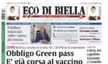 Ecco tutte le notizie esclusive su Eco di Biella in edicola oggi