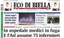 Ecco tutte le notizie su Eco di Biella in edicola oggi