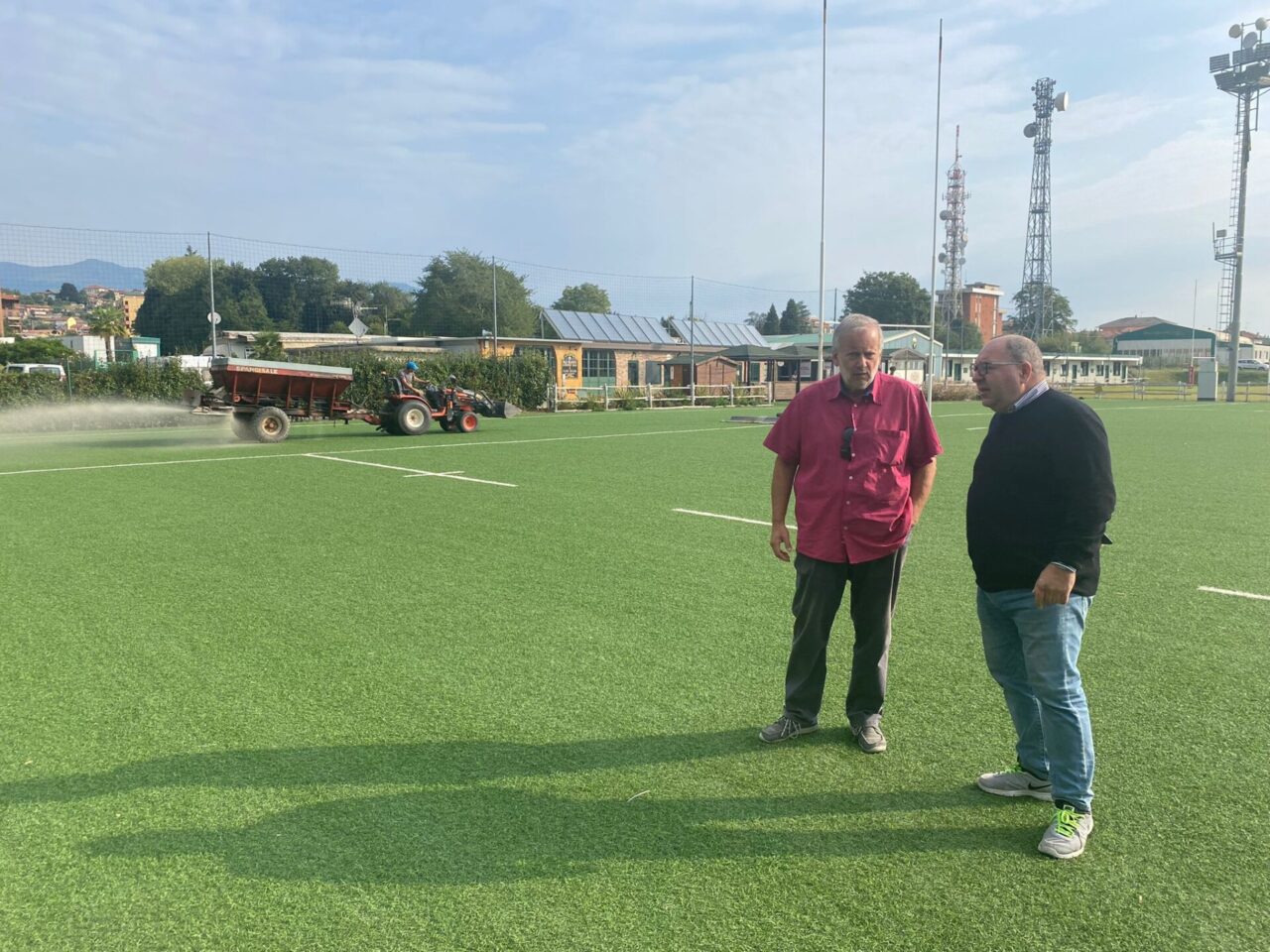 Cittadella del rugby: quasi concluso il restyling del campo in sintetico