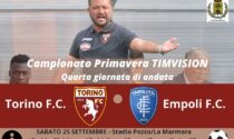 Torna il grande calcio: arriva al La Marmora Torino-Empoli