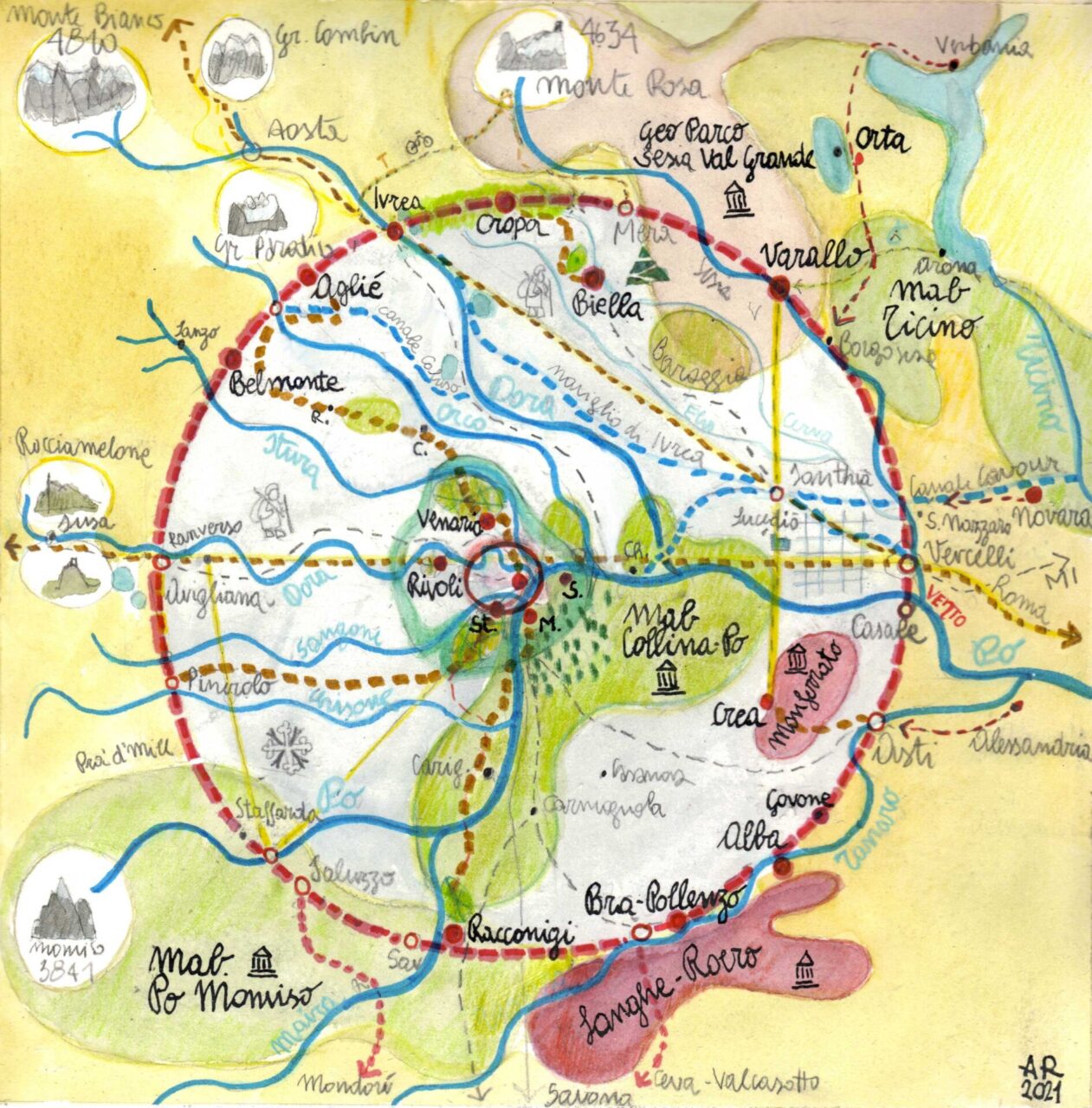 La tappa da 165 km Torino-Biella apre i 600 km del suggestivo Grand Tour del  Piemonte