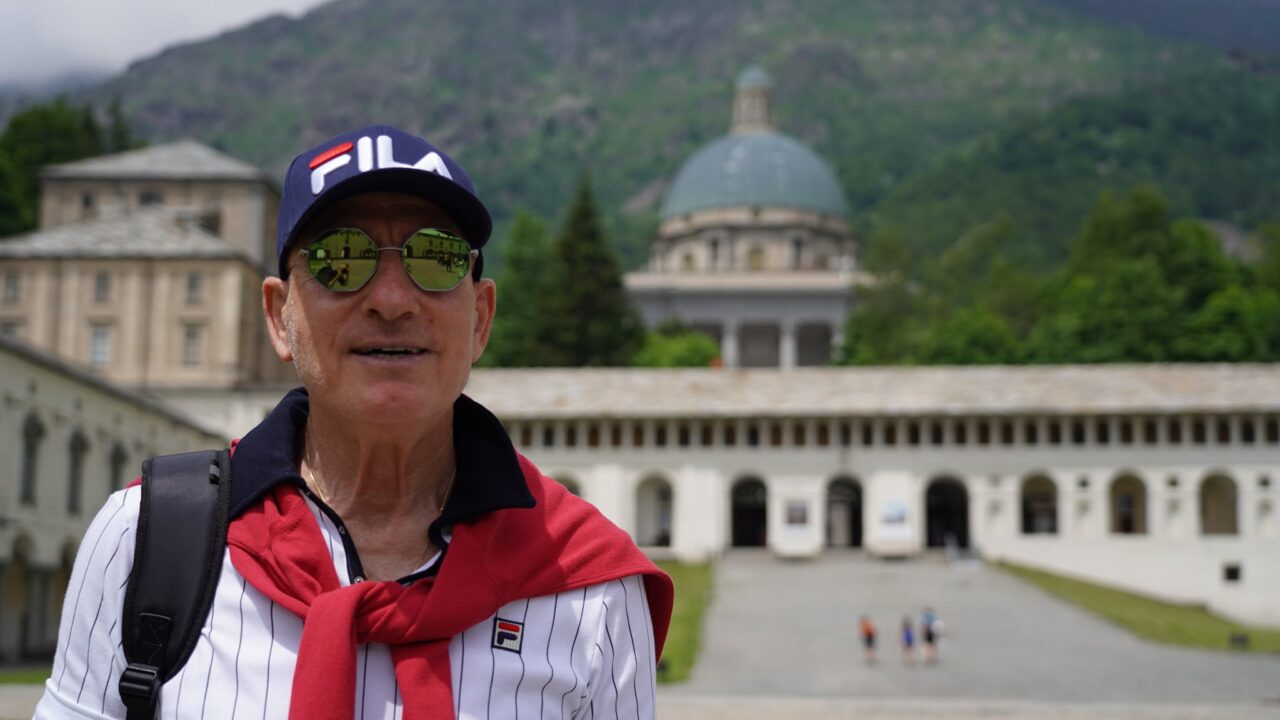 Ciccio Graziani turista nel Biellese in attesa di Campioni sotto le stelle
