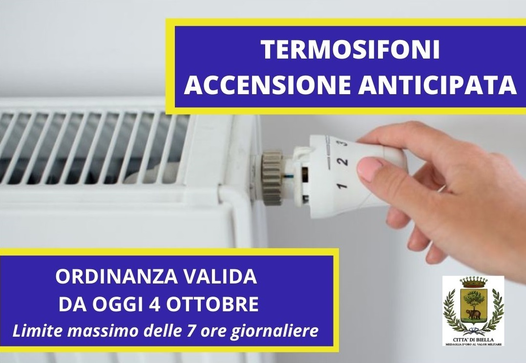 È possibile accendere i termosifoni. Tutti i dettagli