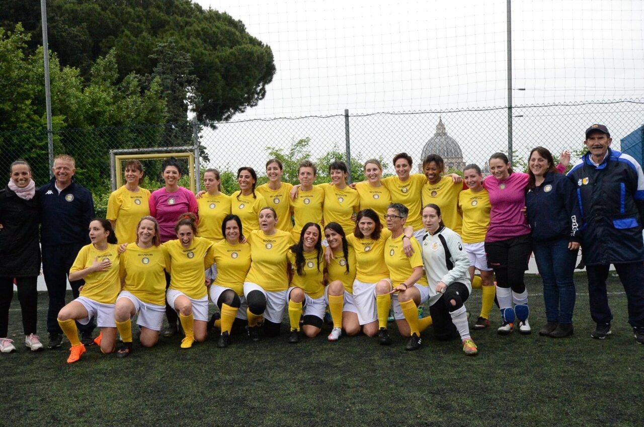 Donne del Vaticano e dell’Asl di Biella si sfidano a calcio