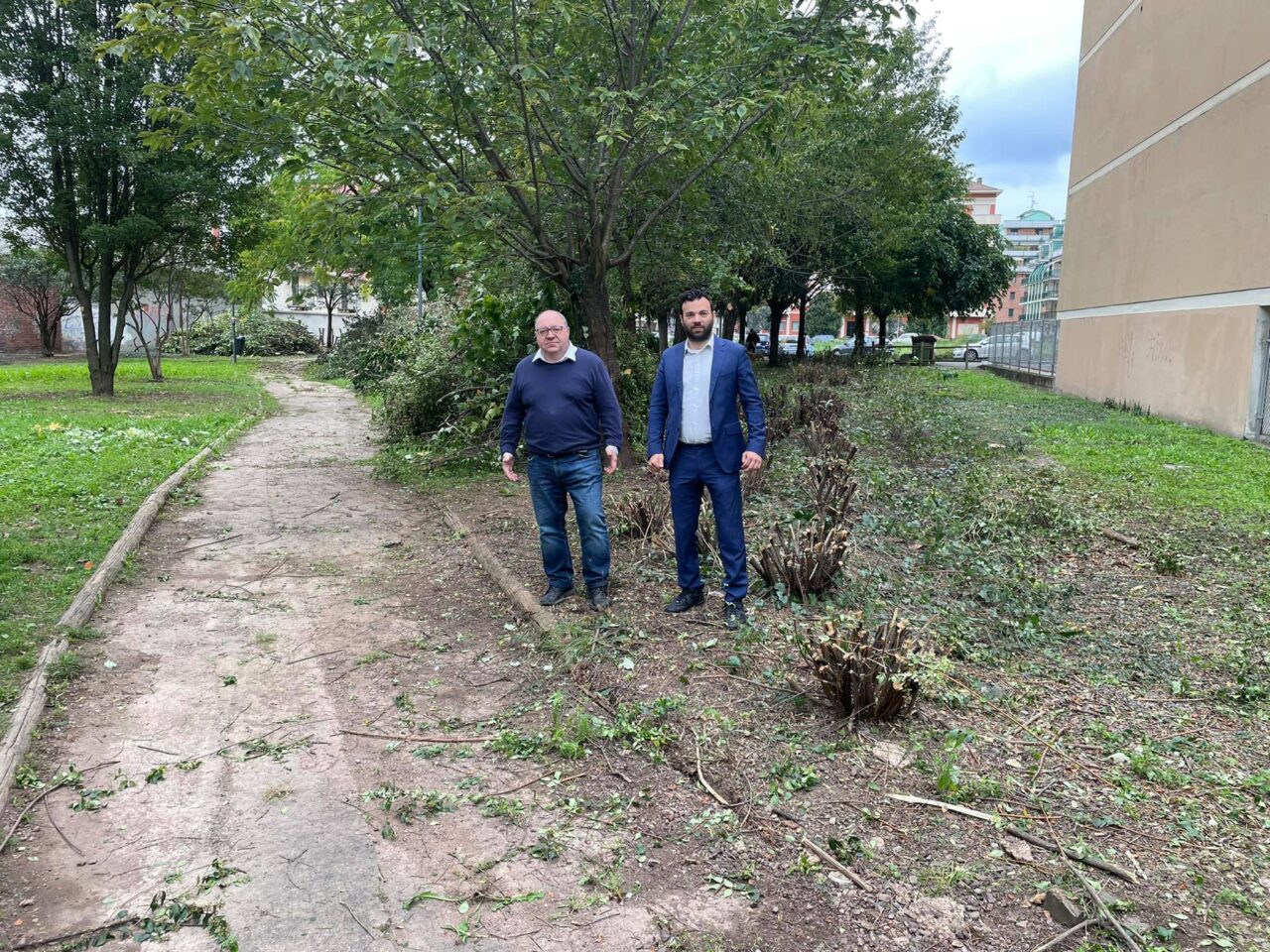 Moscarola: “Ripulito il Parco della Rovere usato per lo spaccio”