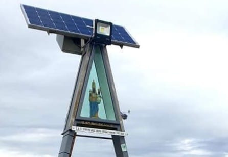 Pannello solare sopra la Madonna di Oropa: l’indignazione corre sui social