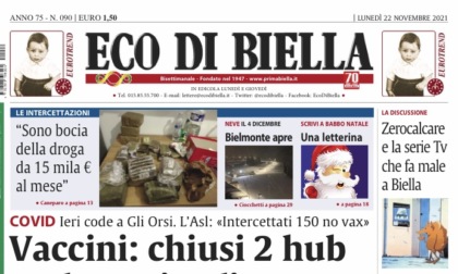 Ecco tutte le notizie esclusive su Eco di Biella in edicola oggi