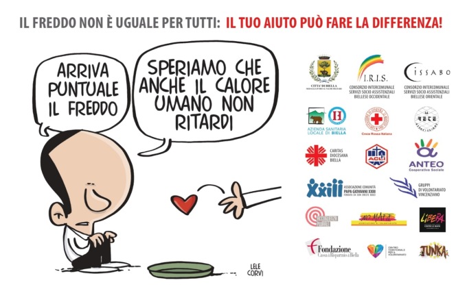 Emergenza freddo, aumentano i posti di accoglienza