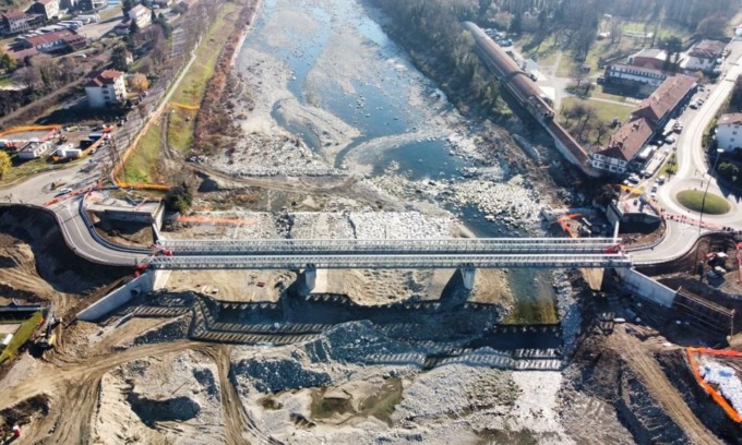 Riaperta la viabilità provvisoria tra Romagnano e Gattinara