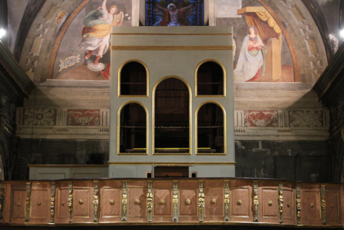 Restauro nella chiesa della Trinità di Biella, oggi verrà svelato il risultato