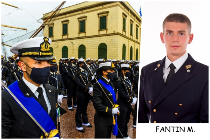 Il biellese Matteo Fantin tra i nuovi allievi ufficiali della Marina Militare