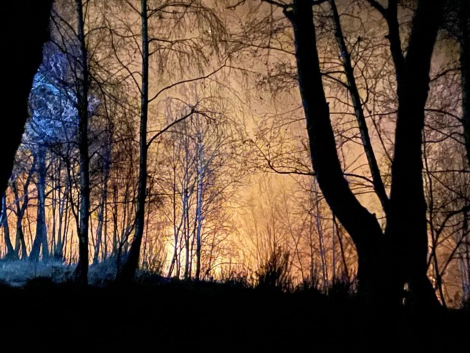 Allarme incendi: bruciano sterpaglie tra Miagliano e Andorno