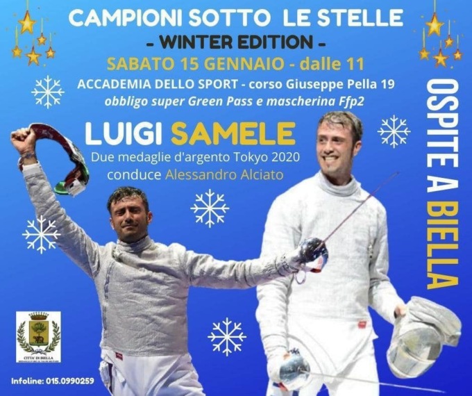 Campioni sotto le stelle: il doppio argento a Tokyo Luigi Samele ospite di Alessandro Alciato
