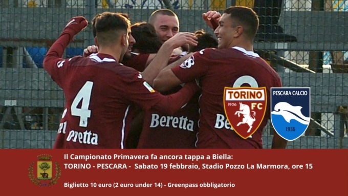 Sabato allo stadio c’è Torino-Pescara