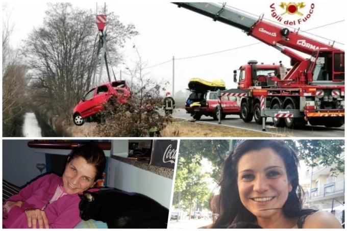 L’assurda tragedia di Silvia Accettola, morta a 35 anni nell’auto finita nel canale