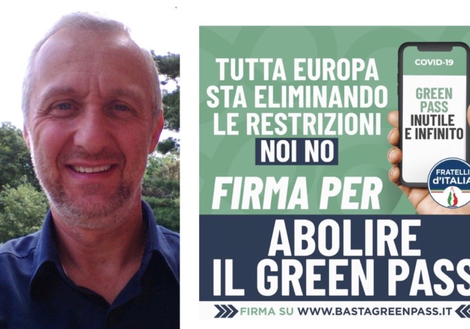Fratelli D’Italia raccoglie firme contro il Green Pass