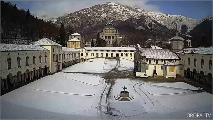 A Oropa ha nevicato, ecco le foto
