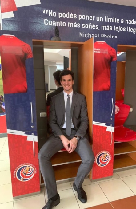 Federico Raviglione, manager Fifa al fianco del presidente Infantino