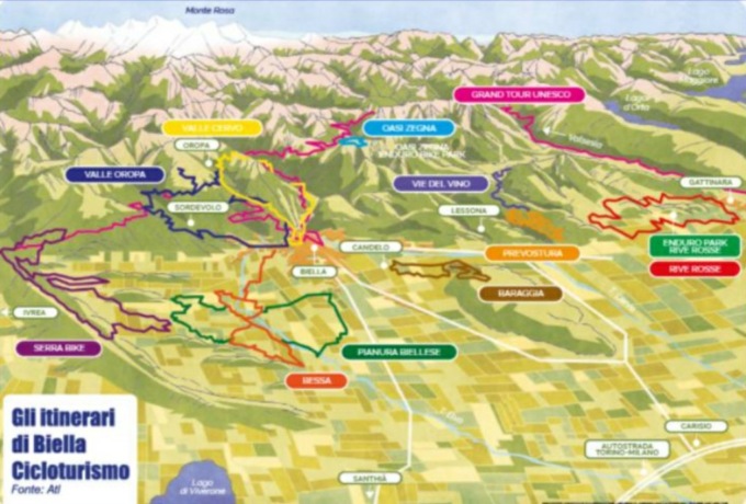 Biella ‘capitale’ del cicloturismo