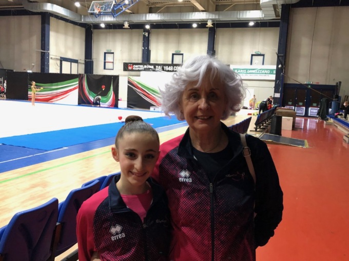 Giulia Sapino con onore al Torneo Gold Italia.