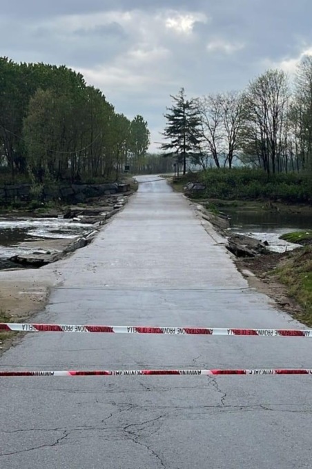 Maltempo, guado di Castelletto chiuso al transito