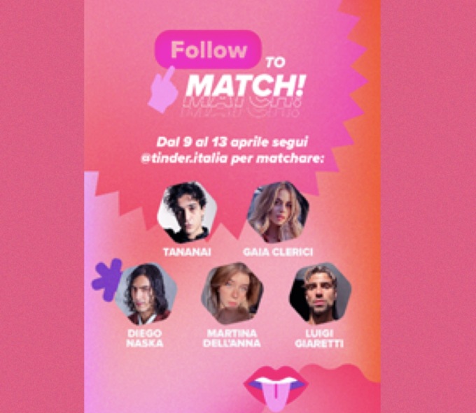 Tinder sbarca anche su IG