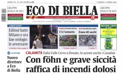 Ecco tutte le notizie esclusive su Eco di Biella in edicola oggi