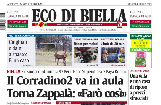 Oggi in edicola i semi da piantare, le 90 case all’asta e le esclusive di Eco di Biella