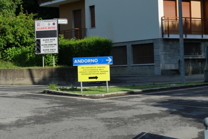 Scintille sulla chiusura della strada per Bielmonte