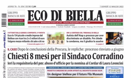 Ecco tutte le notizie esclusive su Eco di Biella in edicola oggi