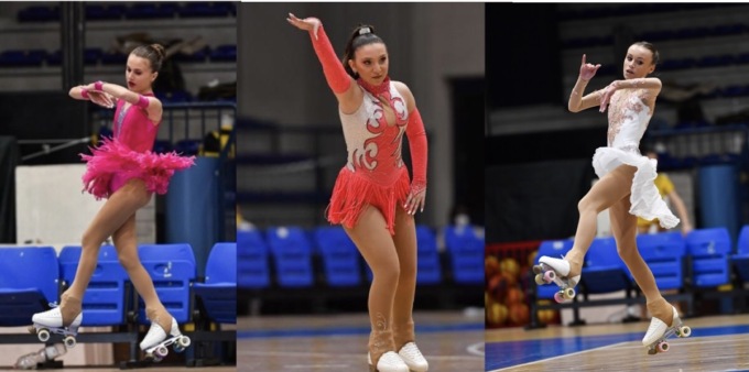 Skating: immense Lucrezia, Maria Elena e Annarita